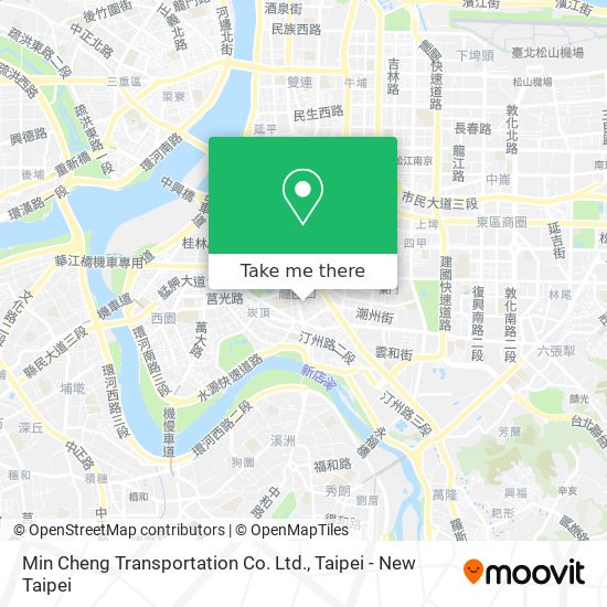 Min Cheng Transportation Co. Ltd. map