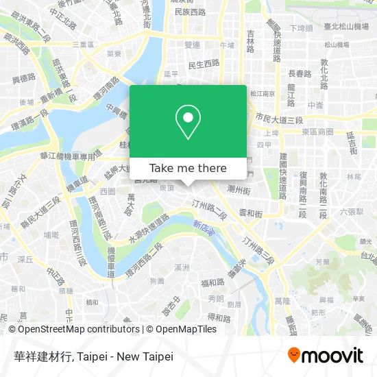 華祥建材行地圖