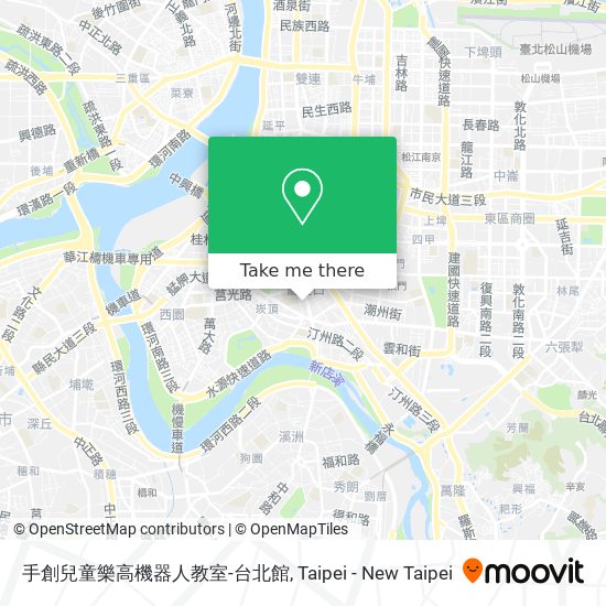 手創兒童樂高機器人教室-台北館地圖