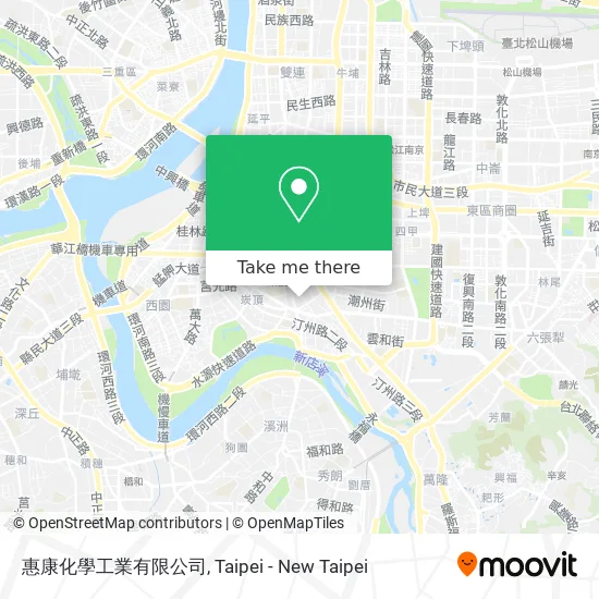 惠康化學工業有限公司 map
