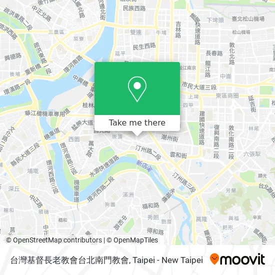 台灣基督長老教會台北南門教會 map