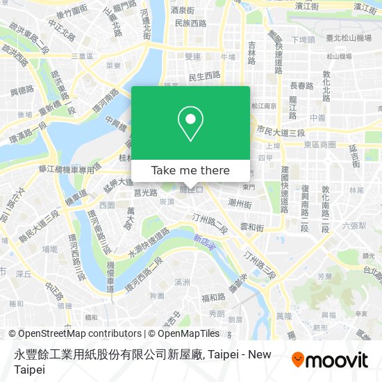 永豐餘工業用紙股份有限公司新屋廠地圖