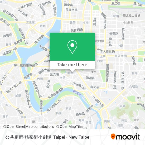 公共廁所-牯嶺街小劇場 map