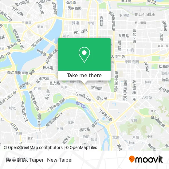 隆美窗簾 map