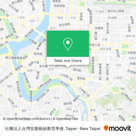 社團法人台灣音樂藝術教育學會 map