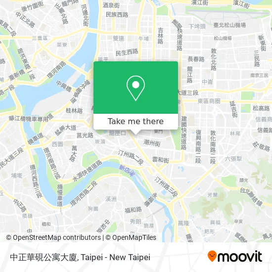 中正華硯公寓大廈地圖