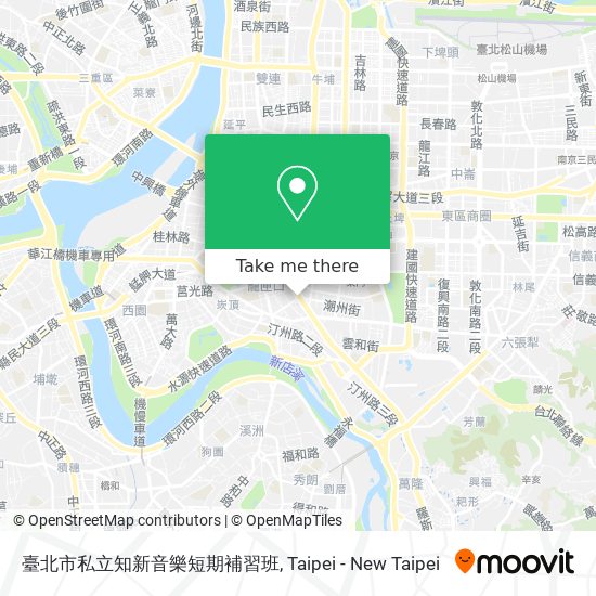 臺北市私立知新音樂短期補習班 map