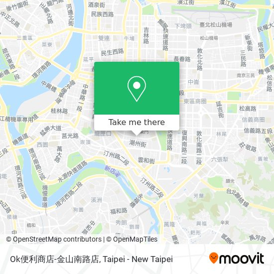 Ok便利商店-金山南路店 map