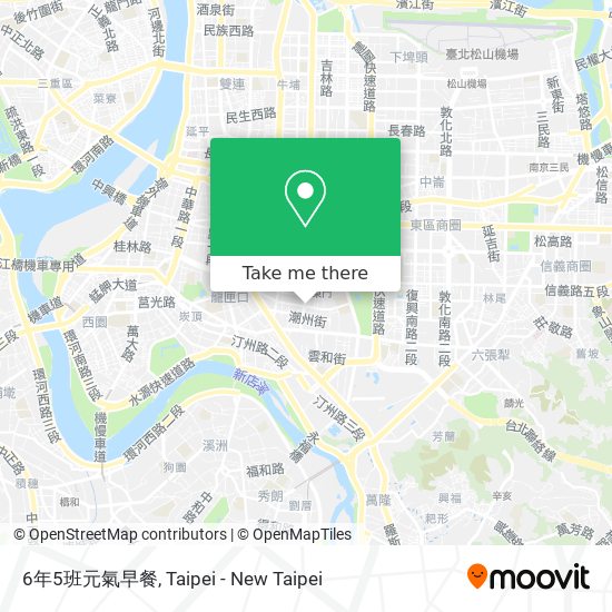 6年5班元氣早餐地圖