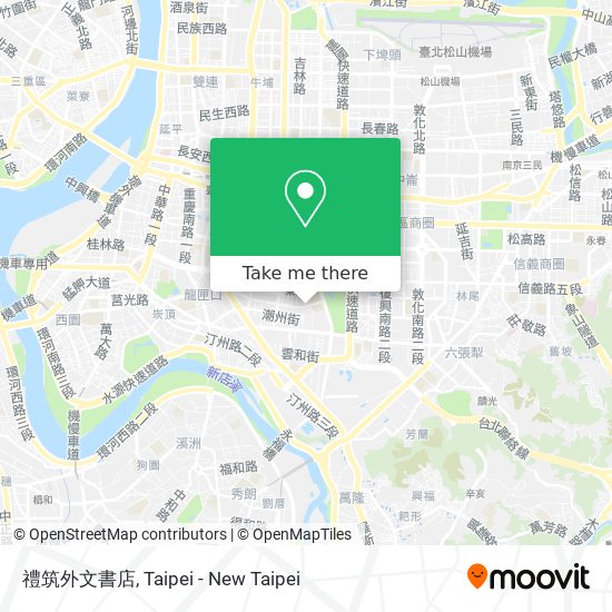 禮筑外文書店 map