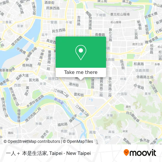 一人＋ 本是生活家 map