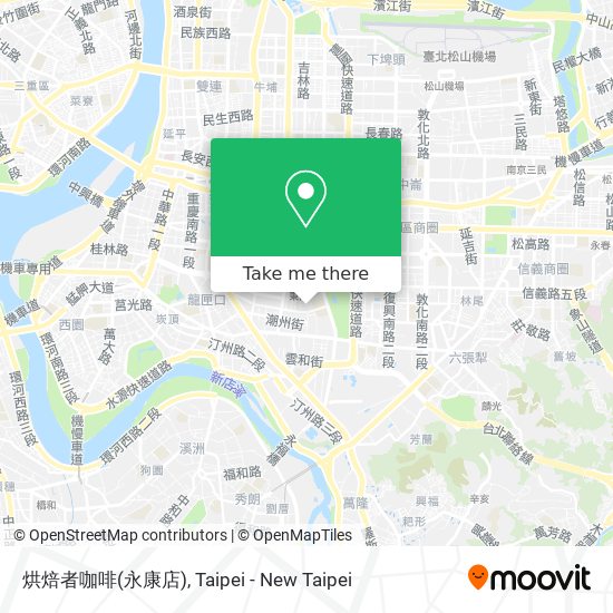 烘焙者咖啡(永康店) map