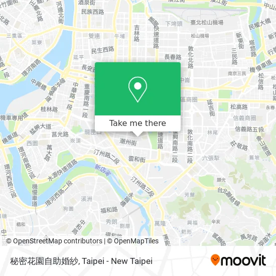 秘密花園自助婚紗 map