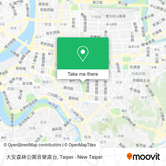 大安森林公園音樂露台地圖