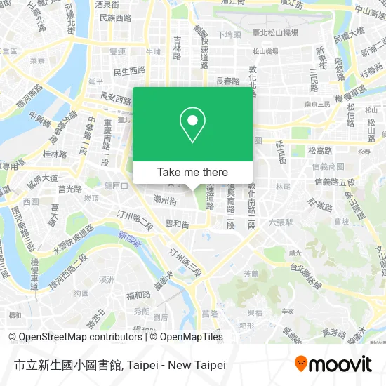 市立新生國小圖書館地圖