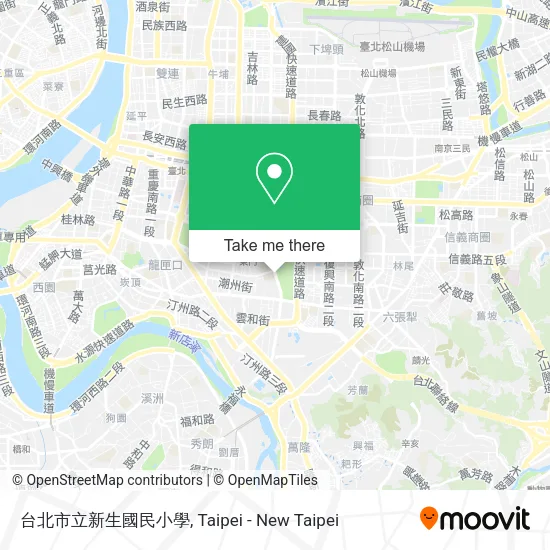 台北市立新生國民小學地圖