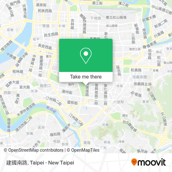 建國南路地圖