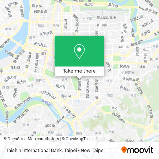 Taishin International Bank map