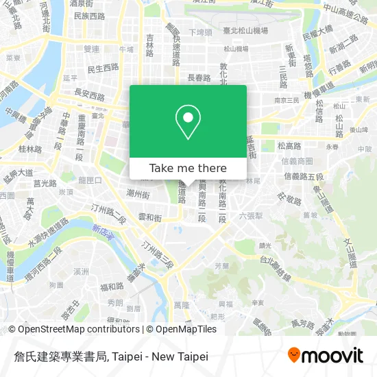 詹氏建築專業書局地圖