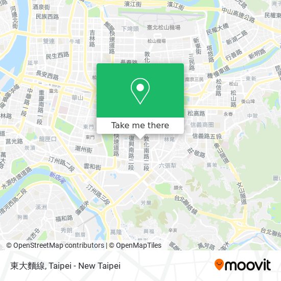 東大麵線 map