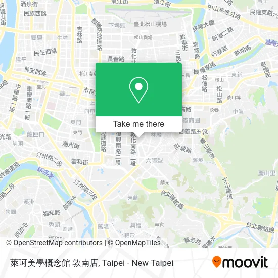 萊珂美學概念館 敦南店地圖