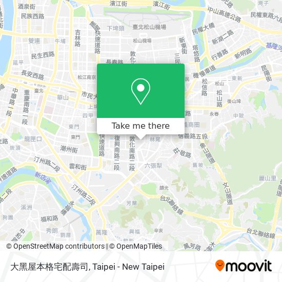 大黑屋本格宅配壽司 map