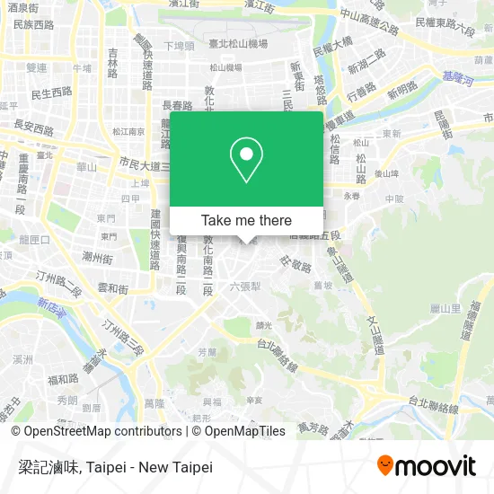 梁記滷味地圖