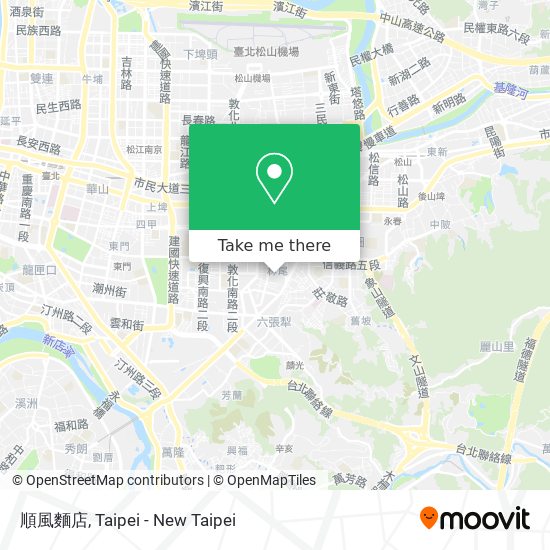 順風麵店 map