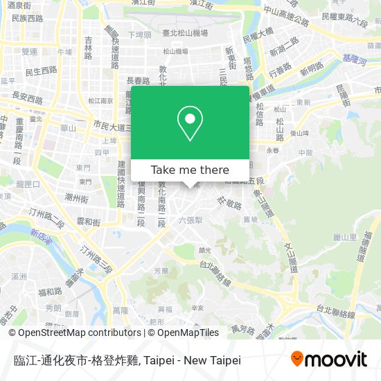 臨江-通化夜市-格登炸雞 map