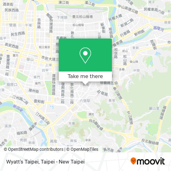 Wyatt's Taipei map