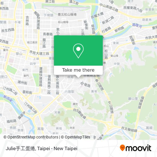 Julie手工蛋捲 map