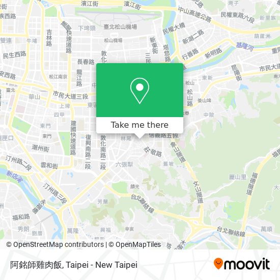 阿銘師雞肉飯 map