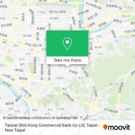 Taiwan Shin Kong Commercial Bank Co Ltd map