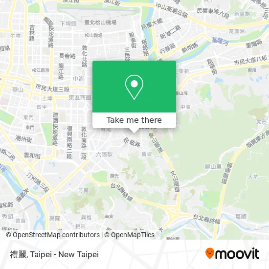 禮麗 map