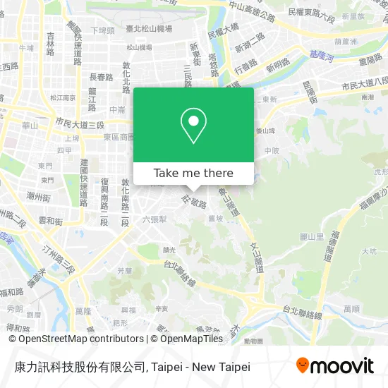 康力訊科技股份有限公司地圖