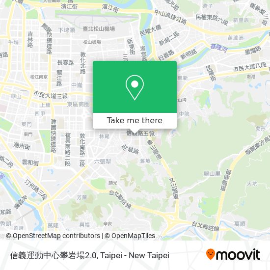 信義運動中心攀岩場2.0 map