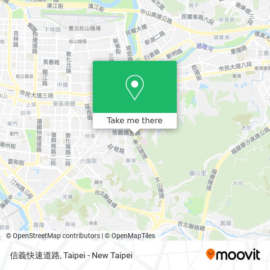 信義快速道路地圖