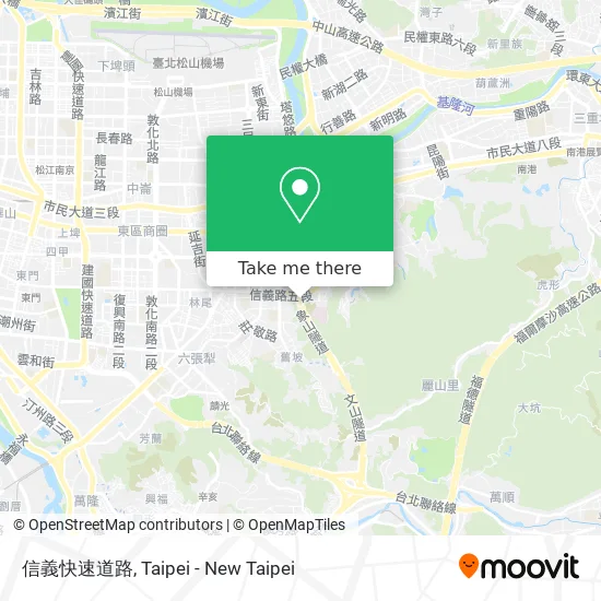 信義快速道路 map