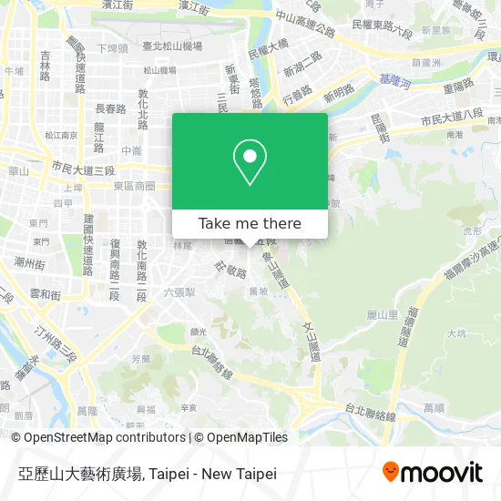 亞歷山大藝術廣場地圖