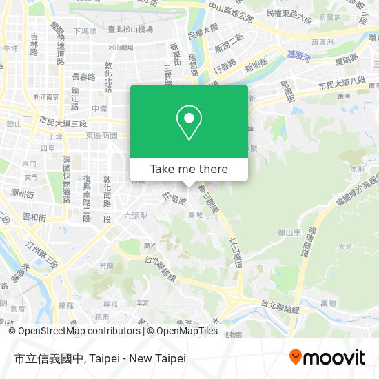 市立信義國中 map