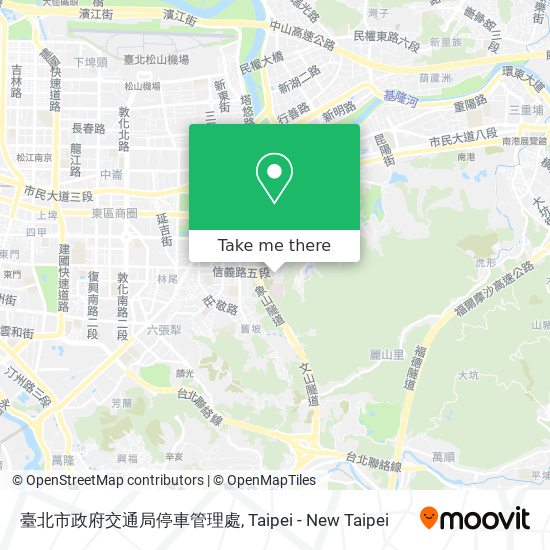 臺北市政府交通局停車管理處 map