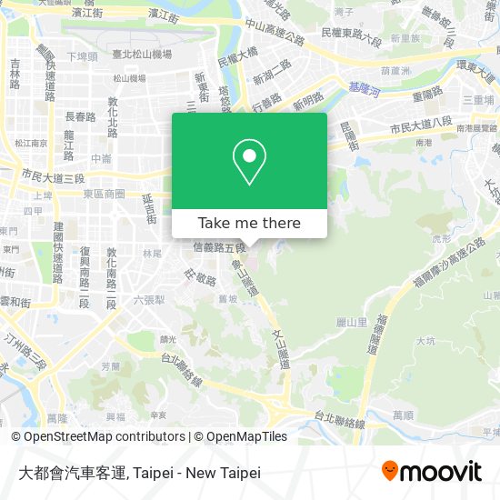 大都會汽車客運 map