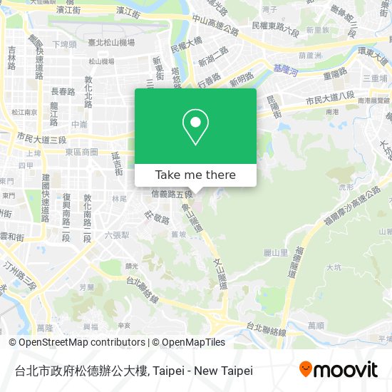 台北市政府松德辦公大樓 map