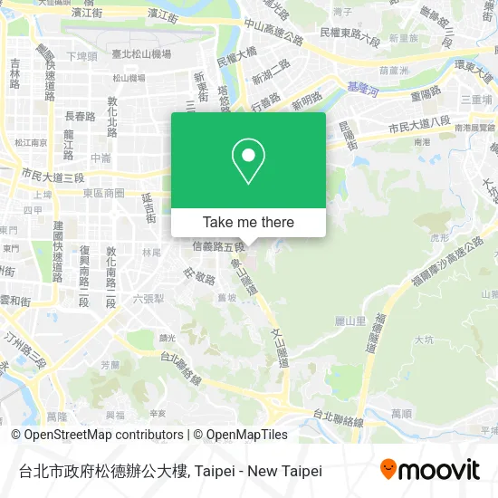 台北市政府松德辦公大樓 map