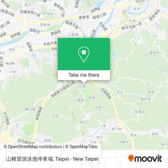 山豬窟游泳池停車場 map