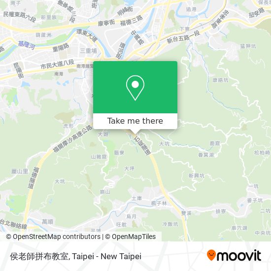 侯老師拼布教室地圖
