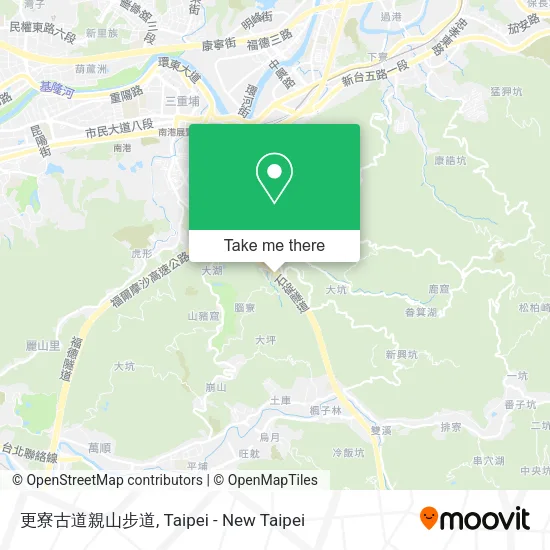 更寮古道親山步道 map