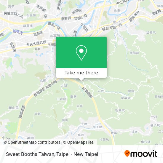 Sweet Booths Taiwan map