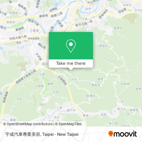 宇成汽車專業美容 map