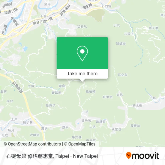 石碇母娘 修瑤慈惠堂地圖